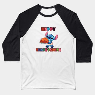 Giving Thanks Thanksgiving Stitch Thanksgiving 2023 Baseball T-Shirt